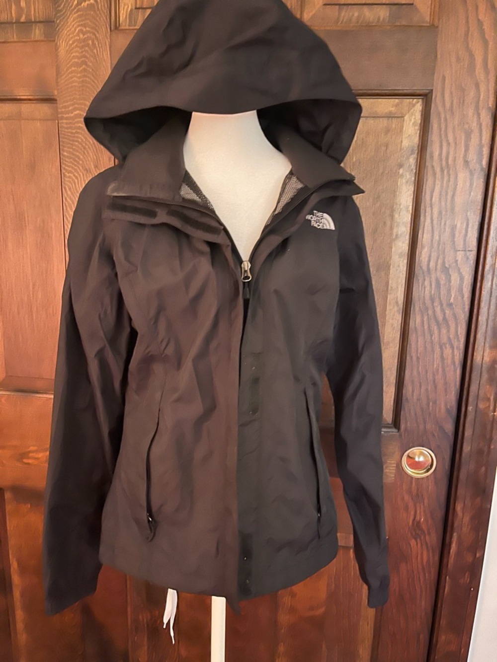 The North Face Women’s Black Hooded Rain Jacket